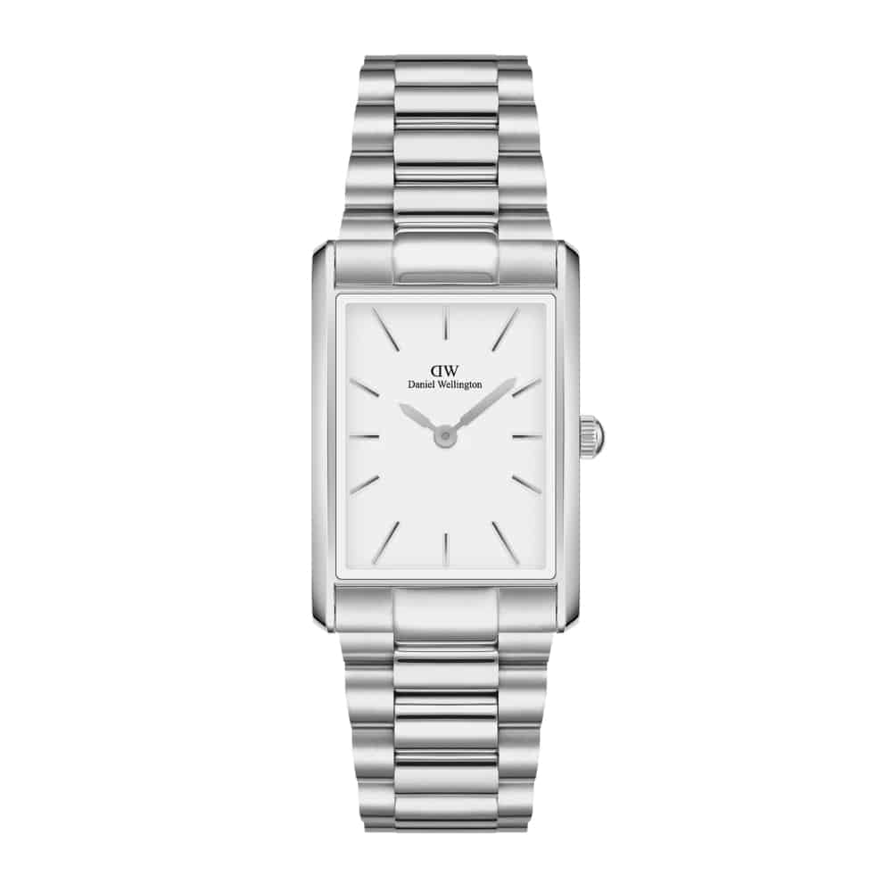 dw00100700 rectangular watch with white dial