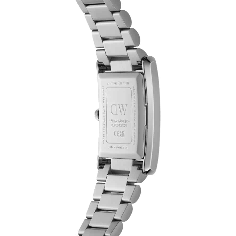 dw00100700 rectangular watch with white dial