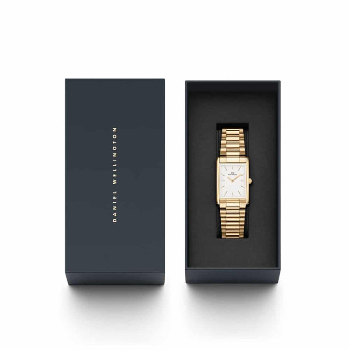 dw00100703 rectangular gold watch 35x24mm