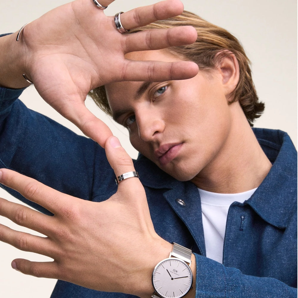 dw00100775 classic piano link silver unitone