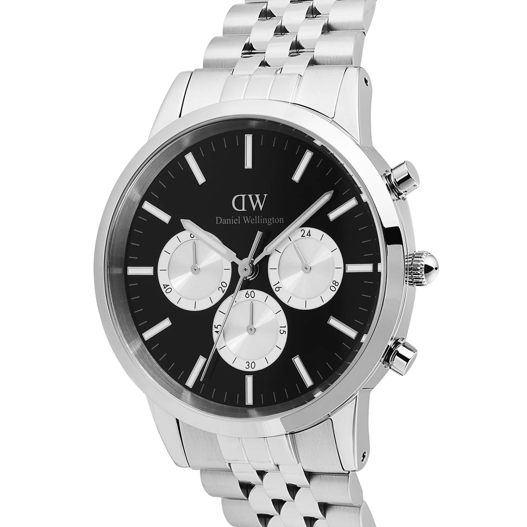 iconic chronograph ppanda silver 42mm