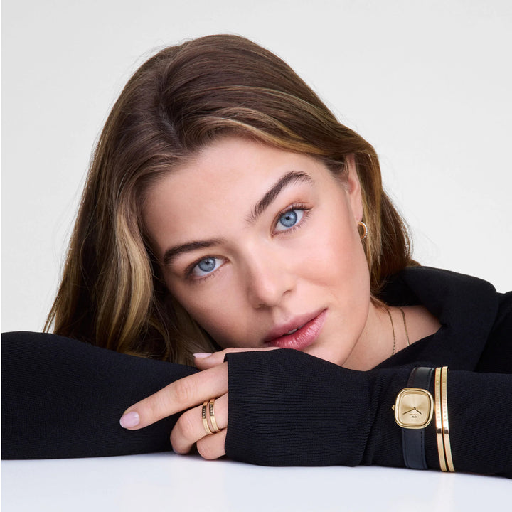 dw00100878 dw margot sheffield gold 24x26mm