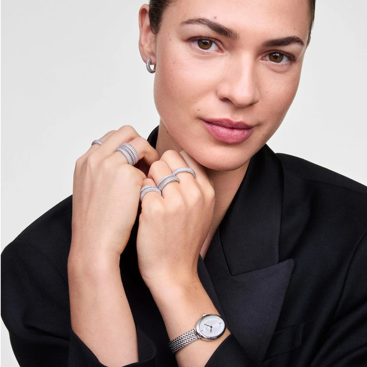 dw00100884 dw juliette braided silver 23x31mm