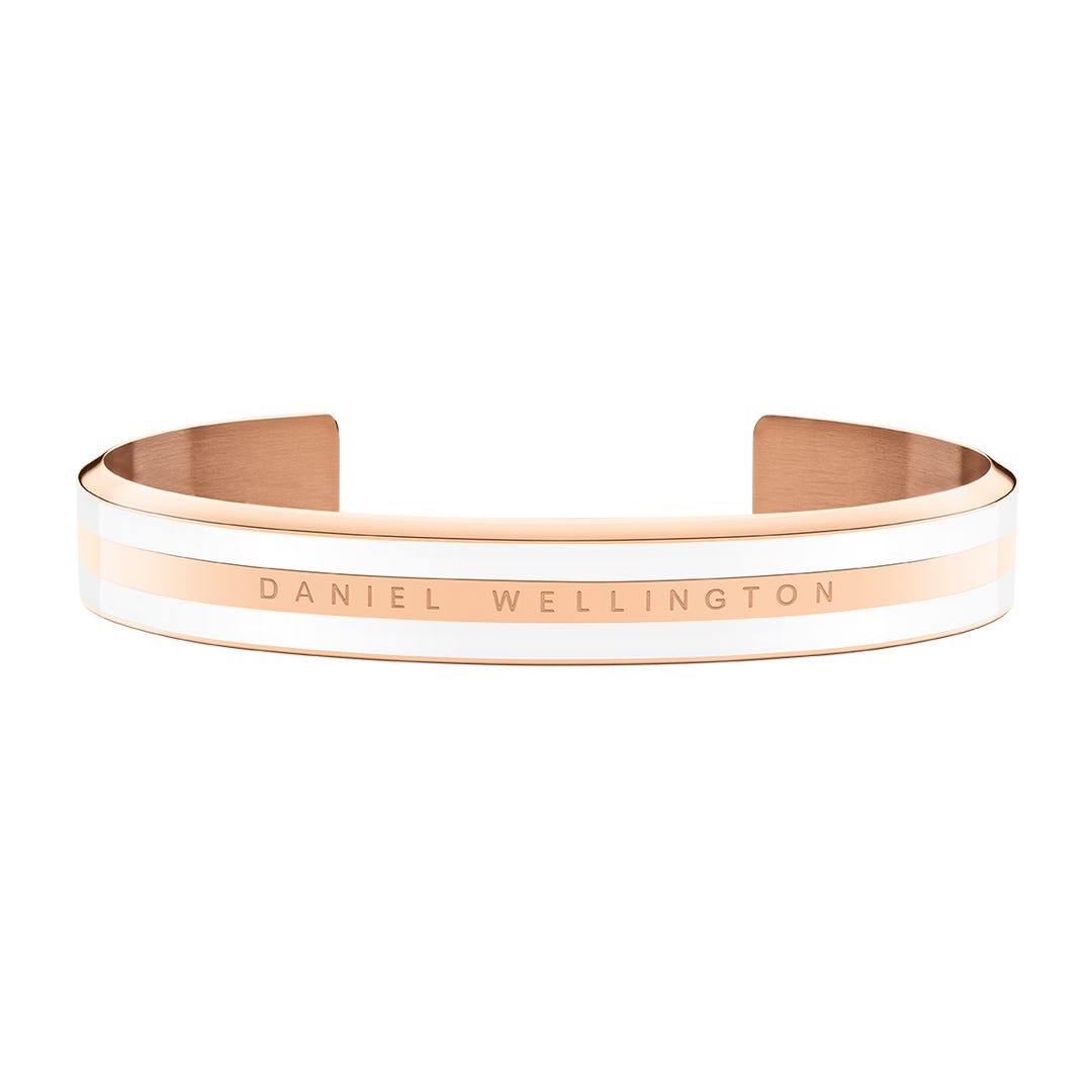 DW00400005 CLASSIC BRACELET WHITE ROSE GOLD M