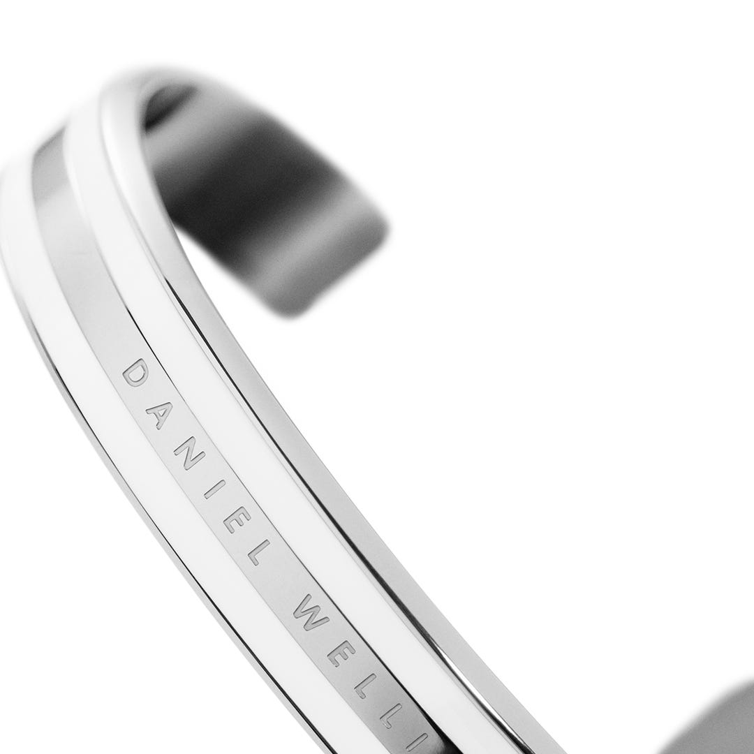 DW00400006 CLASSIC BRACELET WHITE SILVER MEDIUM