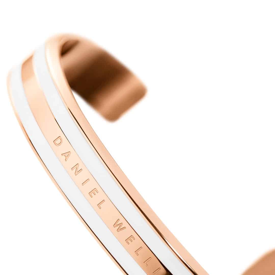 DW0040007 CLASSIC BRACELET WHITE ROSE GOLD SMALL
