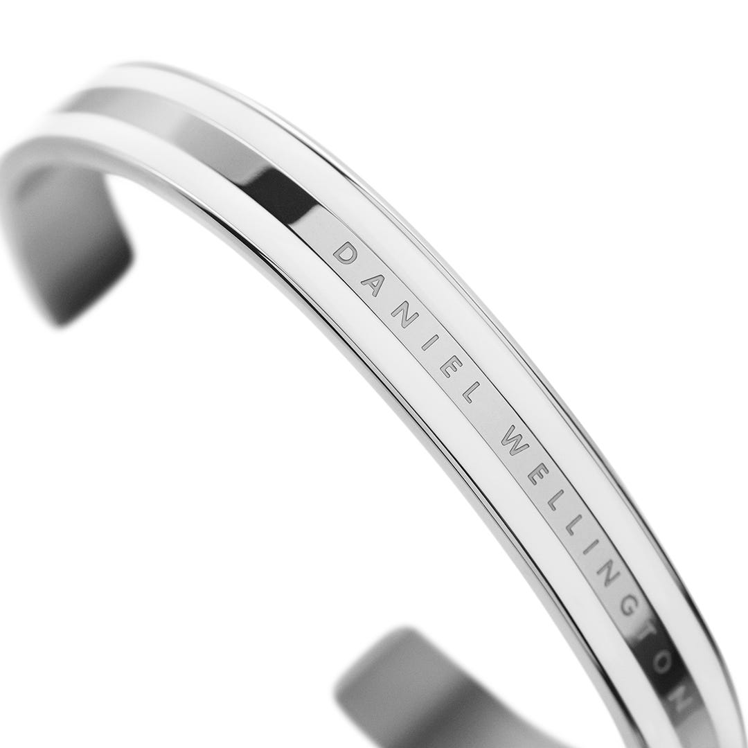 DW00400008 CLASSIC BRACELET WHITE SILVER SMALL