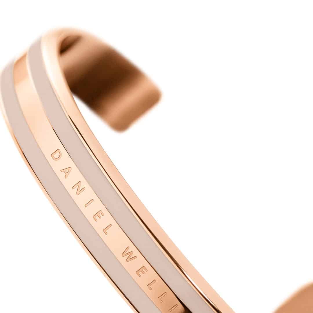 DW00400012 CLASSIC BRACELET BEIGE ROSE GOLD SMALL