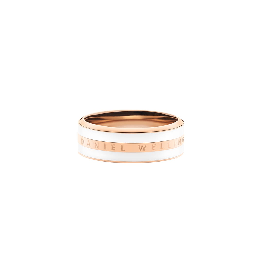 DW00400042 CLASSIC RING SATIN WHITE ROSE GOLD 54