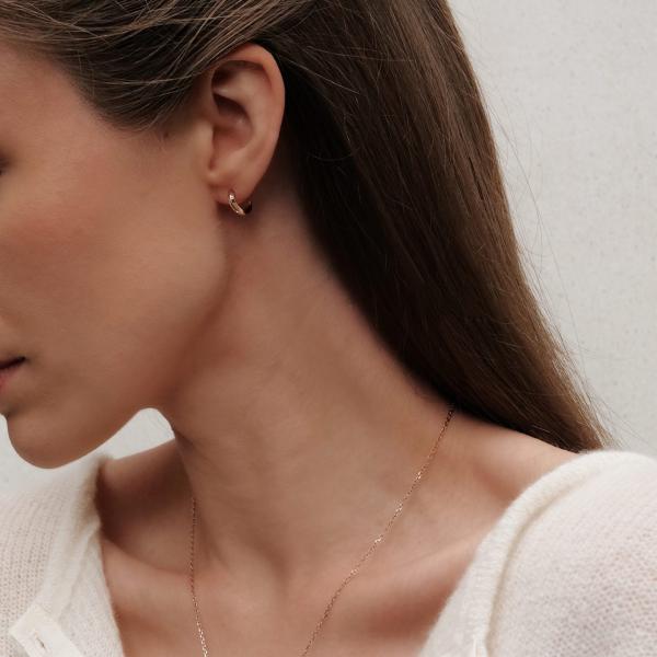 ELAN EARRINGS ROSE GOLD