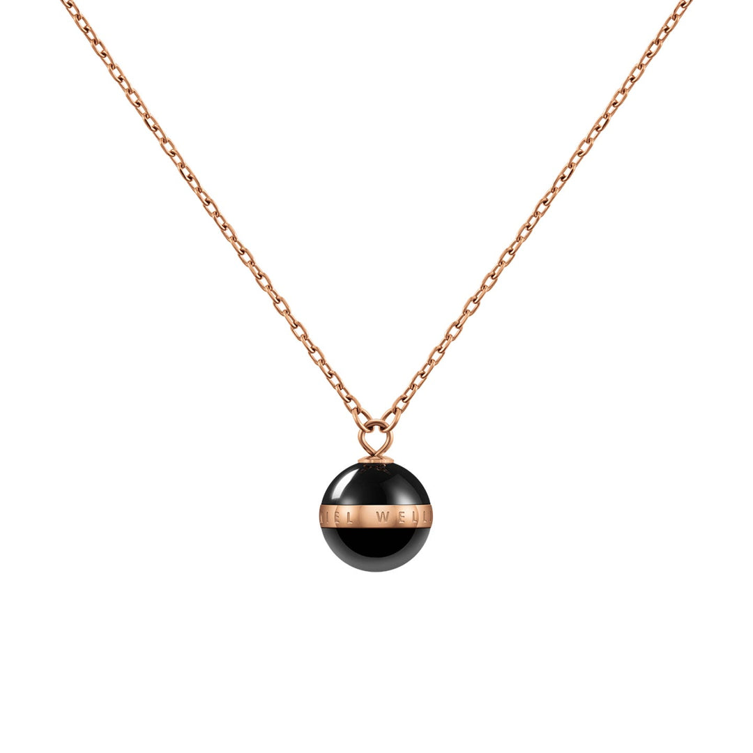 DW00400156 ASPIRATION NECKLACE ROSE GOLD BLACK