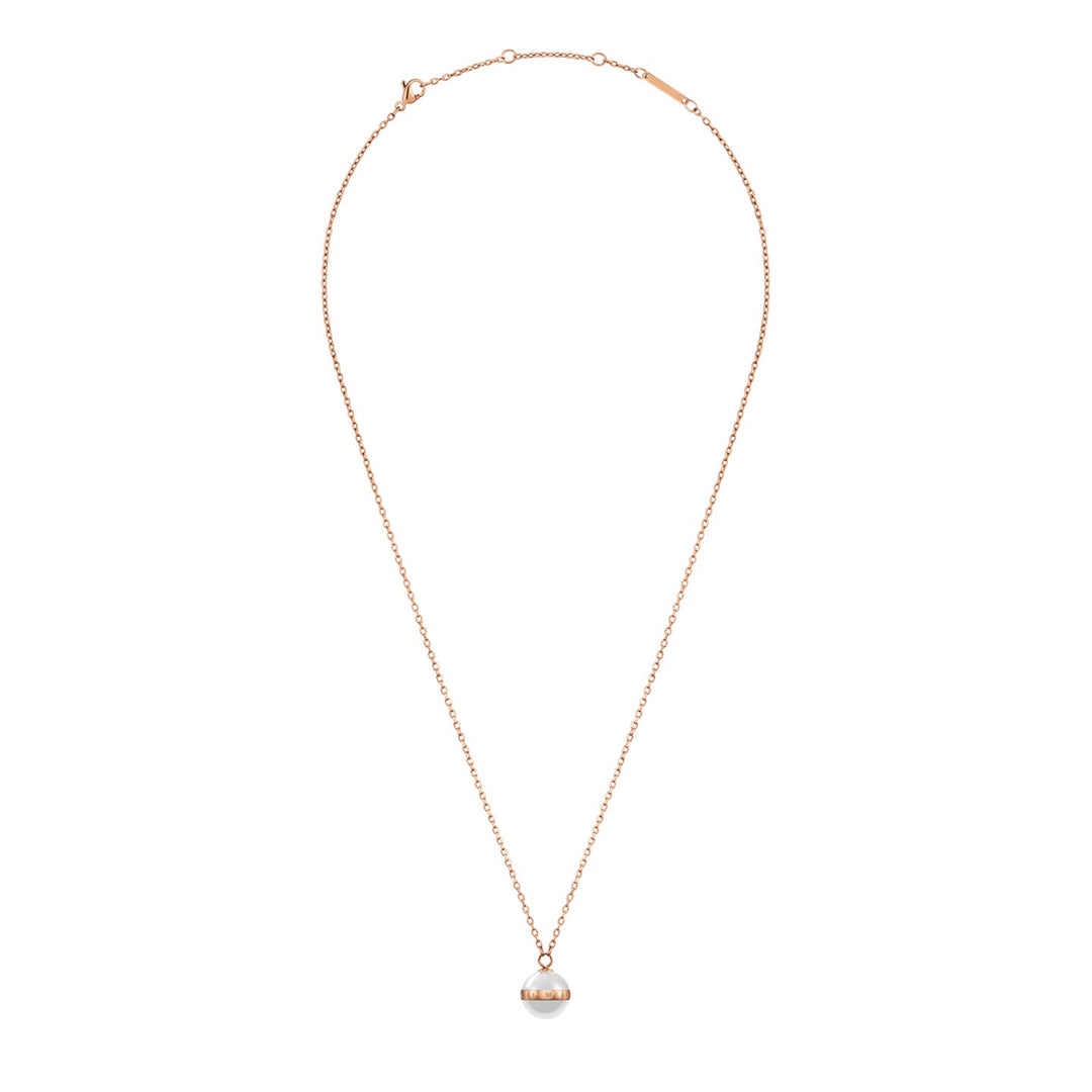 DW00400157 ASPIRATION NECKLACE ROSE GOLD WHITE