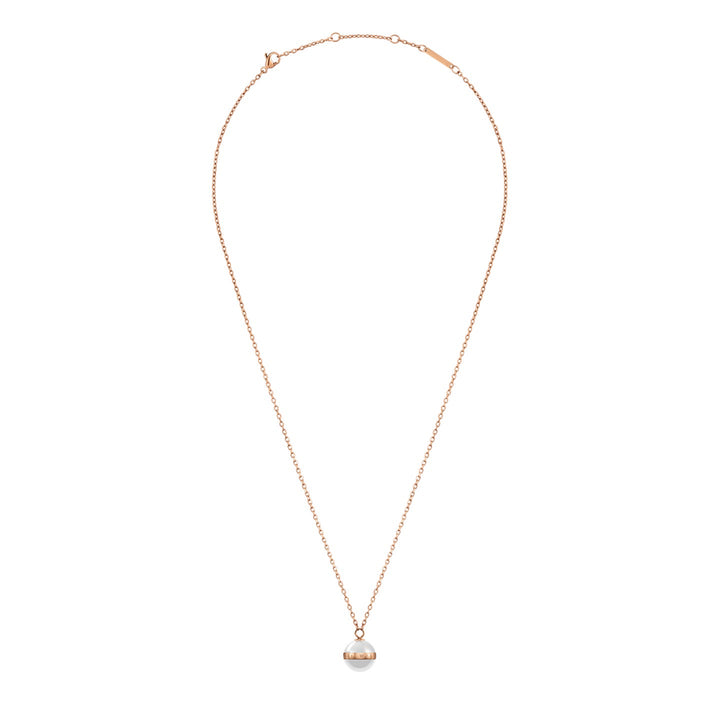 DW00400157 ASPIRATION NECKLACE ROSE GOLD WHITE