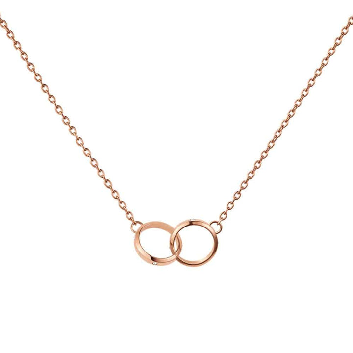dw00400352 lumine unity necklace rose gold