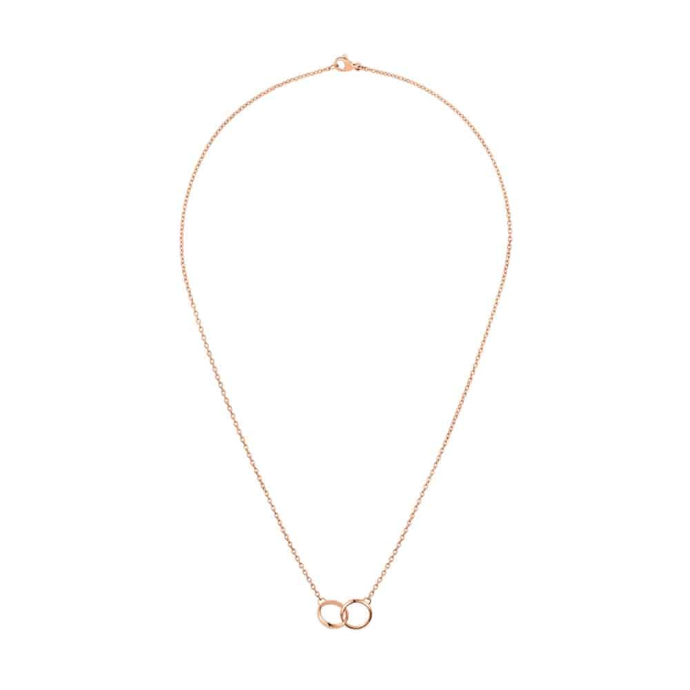 dw00400352 lumine unity necklace rose gold
