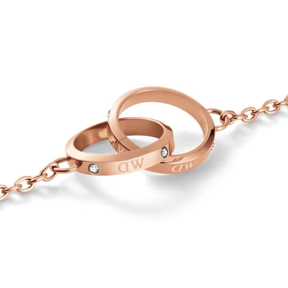 dw00400352 lumine unity necklace rose gold