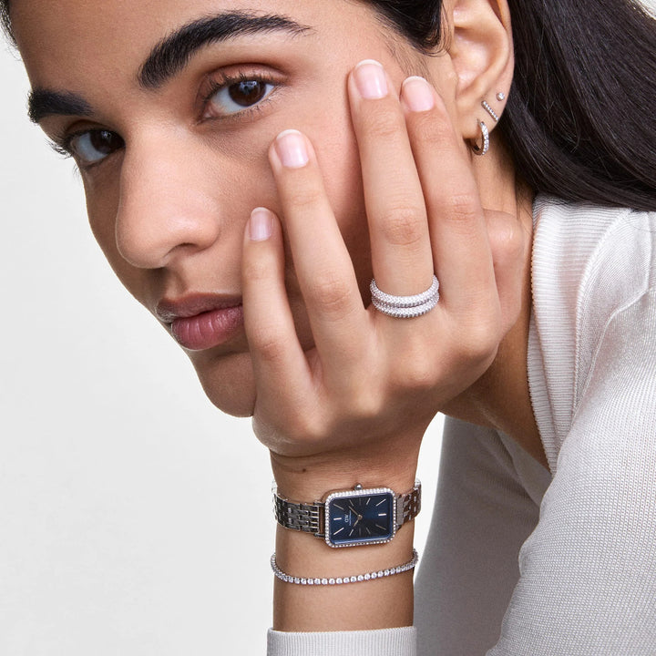 dw00400386 Dw Classic Tennis Bracelet Silver