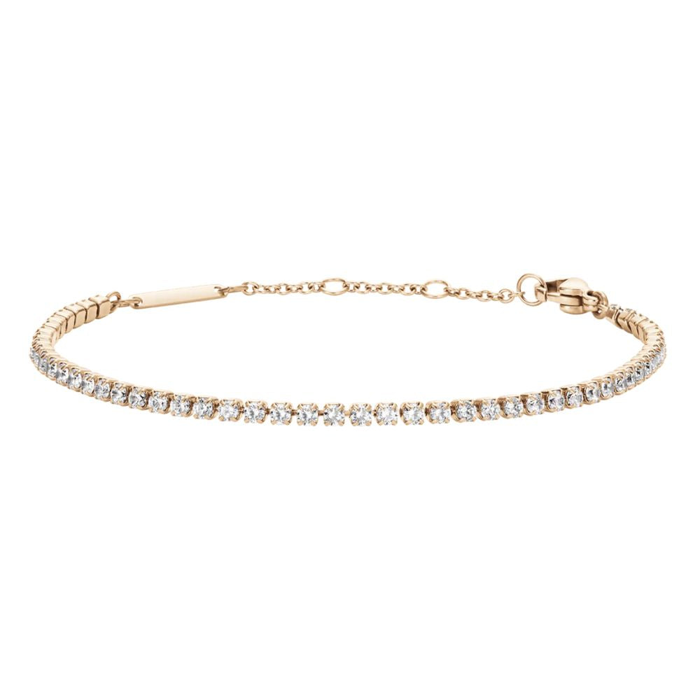 dw00400387 classic rose gold tennis bracelet