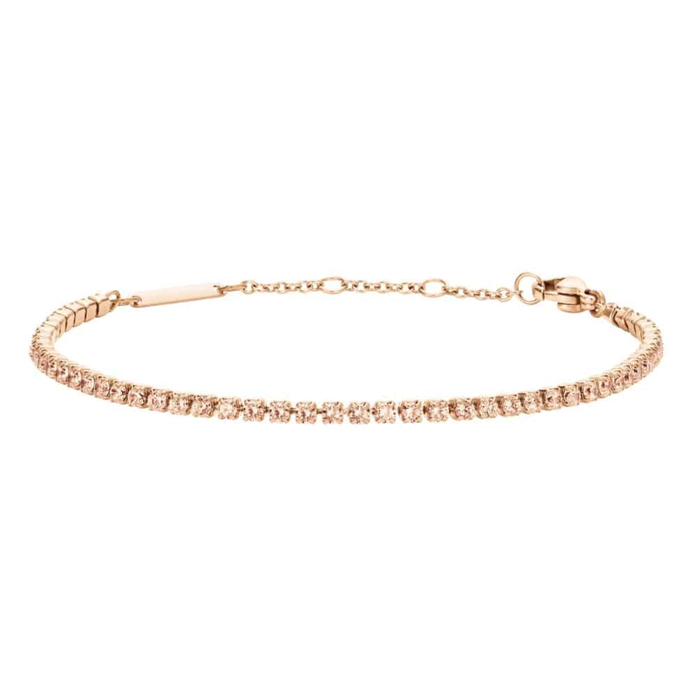 dw00400567 rose gold tennis bracelet