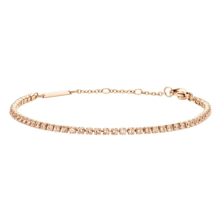 dw00400567 rose gold tennis bracelet