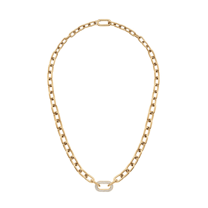 dw00400589 Dw crystal link necklace gold