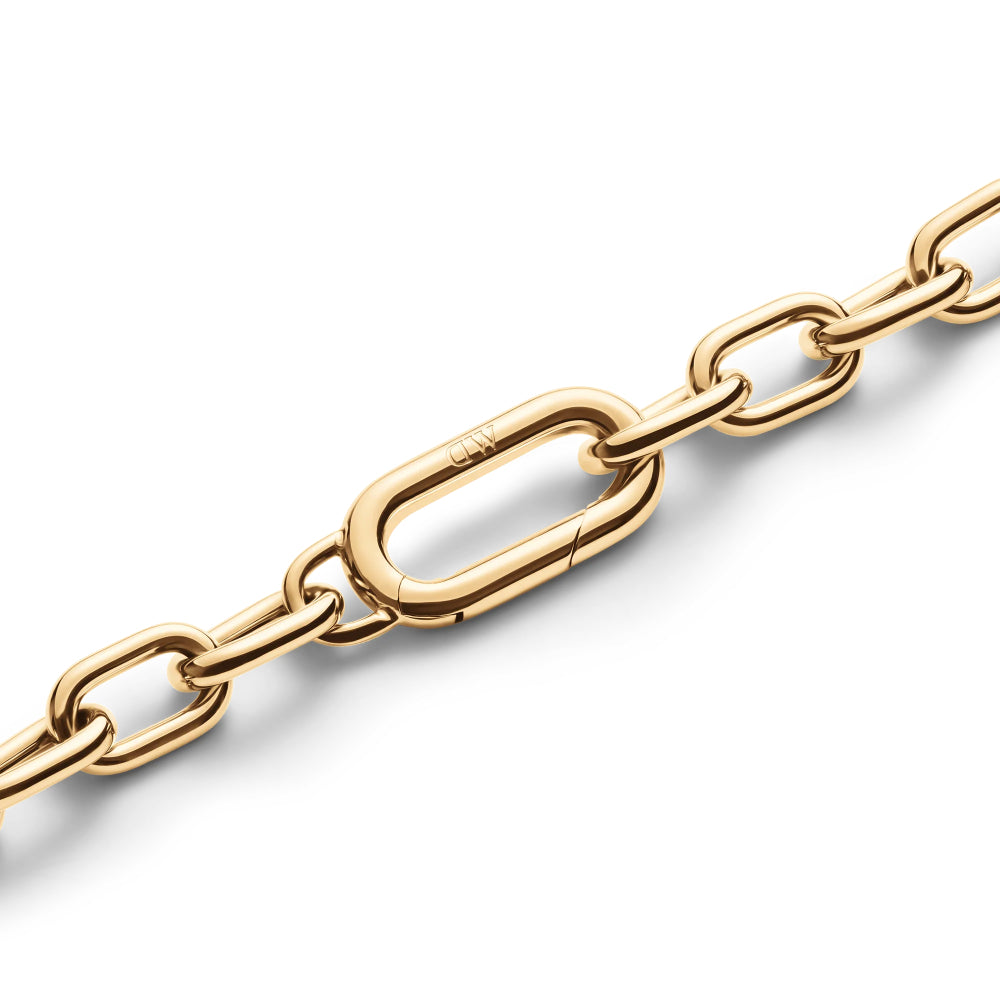 dw00400589 Dw crystal link necklace gold