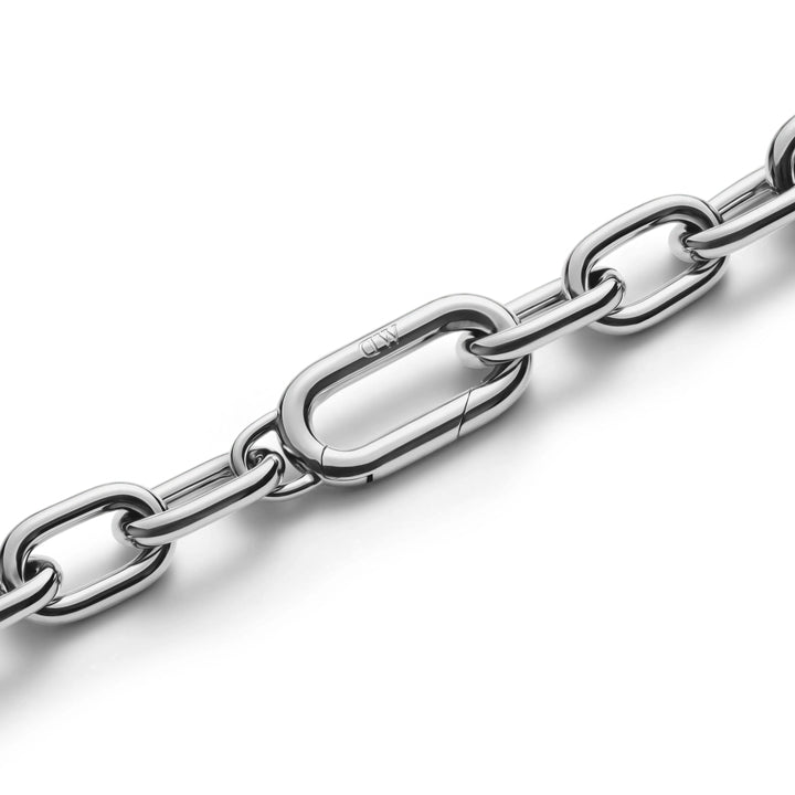 Dw Crystal Link Bracelet Silver