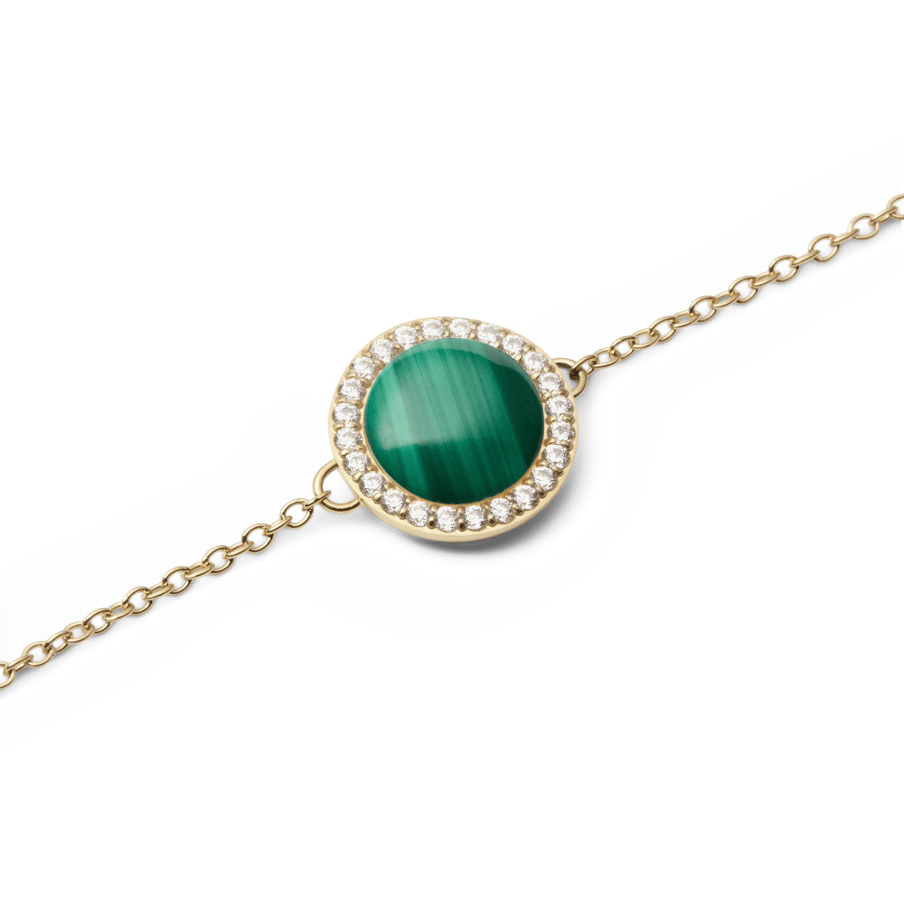 dw00401425 Dw Audrey Bracelet Malachite Gold