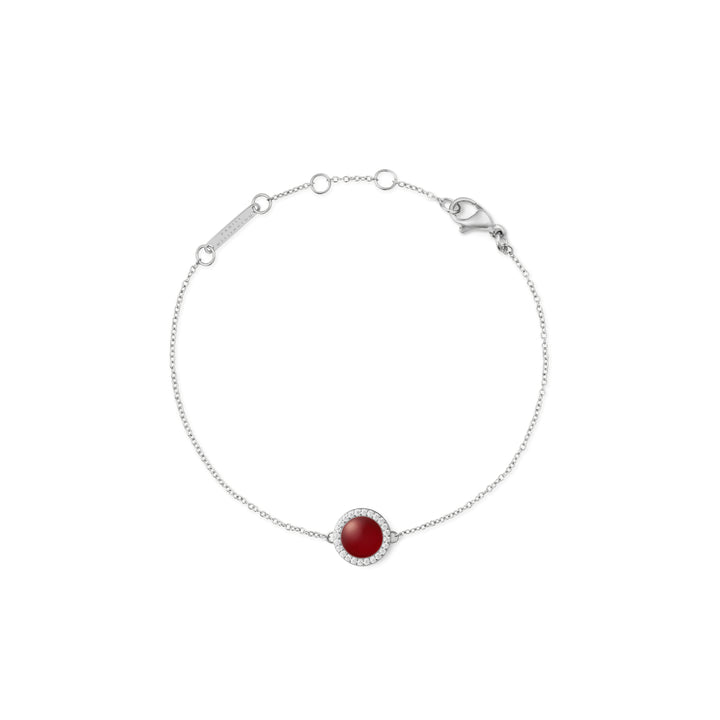 dw00401434 Dw Audrey Bracelet Red Agathe Silver
