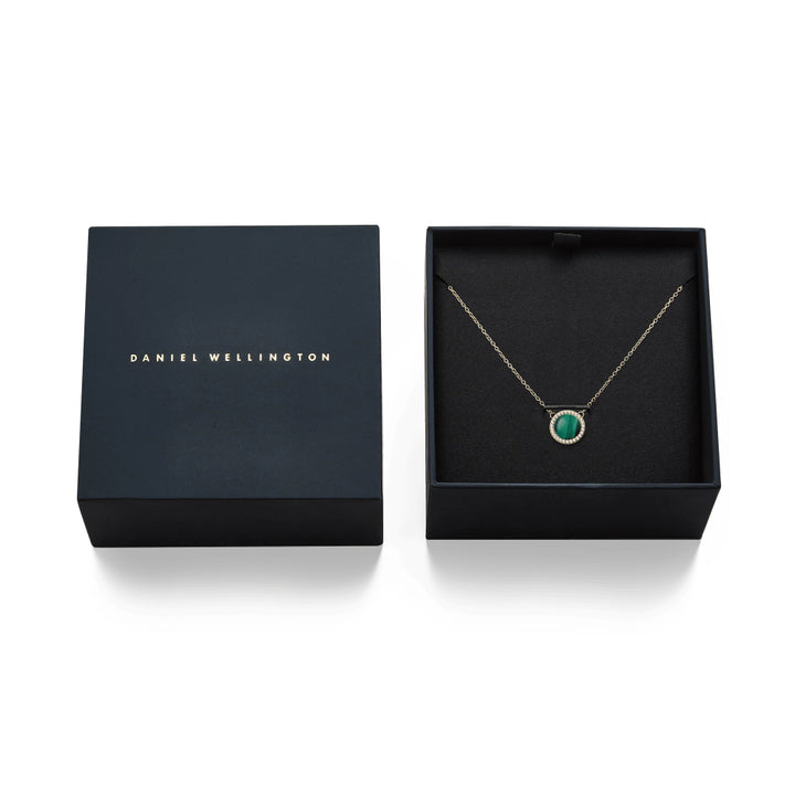 dw00401443 Dw Audrey Necklace Malachite Gold