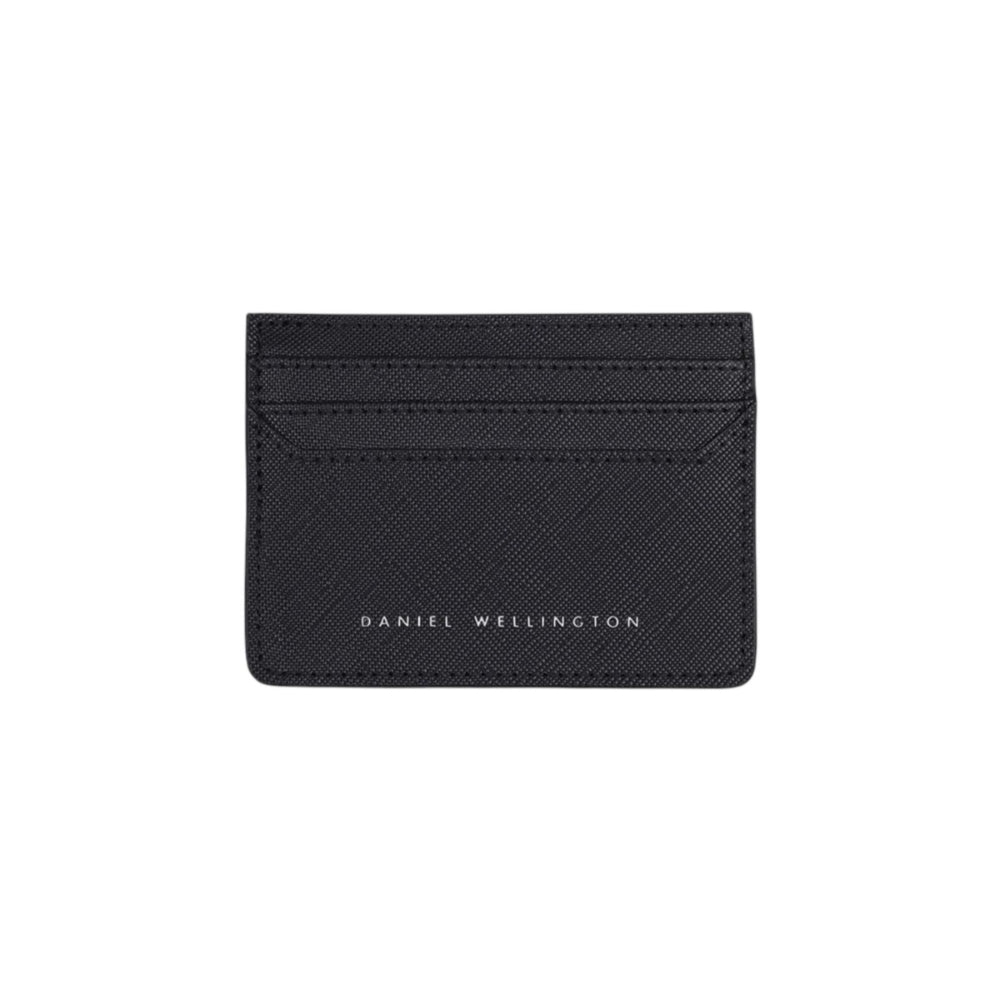 dw01900008 3 Cards holder with slider black saffiano 10x7,5 cm