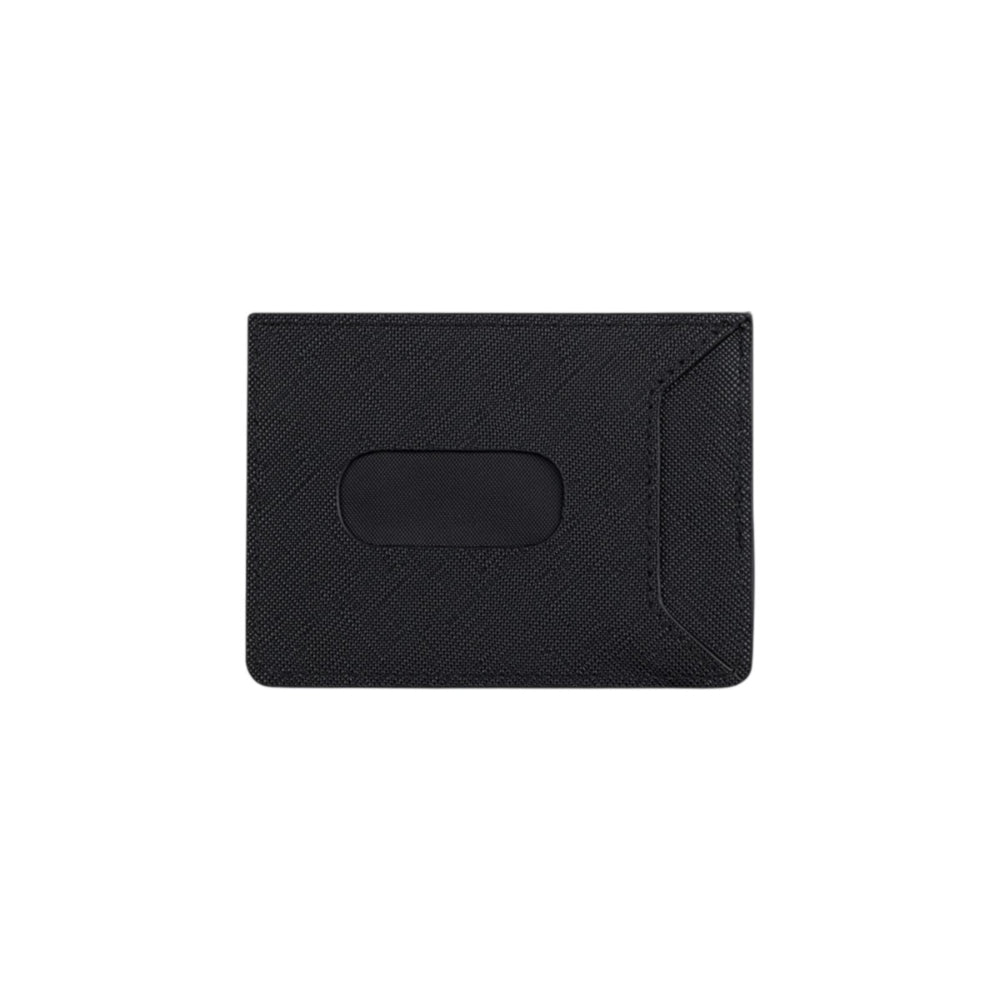 dw01900008 3 Cards holder with slider black saffiano 10x7,5 cm
