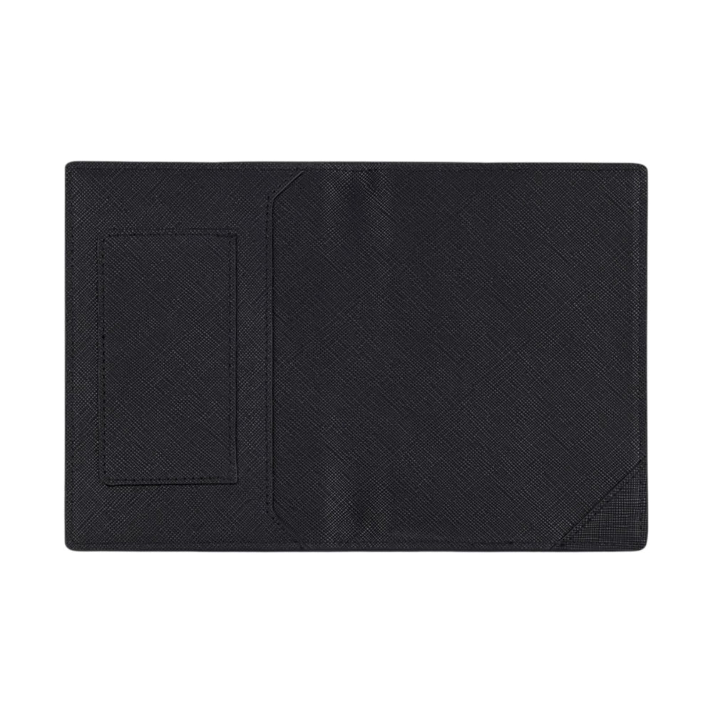 dw01900035 passport holder black saffiano 10x14.5