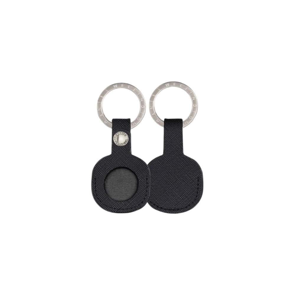 dw01900075 Keyring airtag holder black saffiano