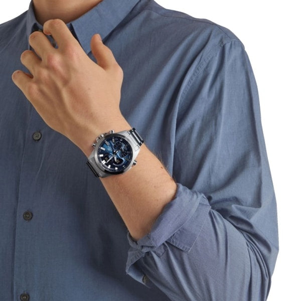 ecb-30d2aef orologio uomo quadrante blu