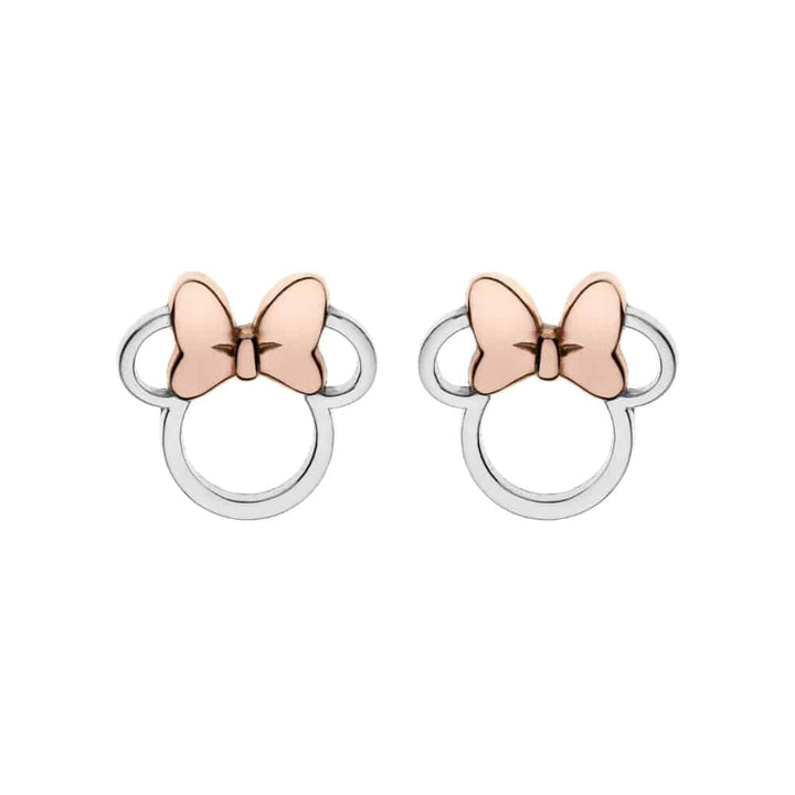 es00004tl.cs Minnie Mouse silver earrings