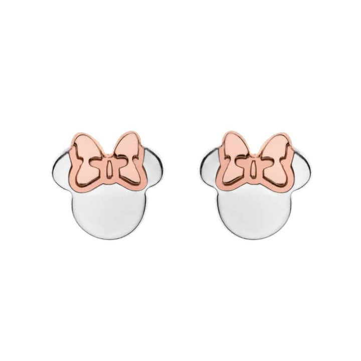 es00008tl.cs Minnie Mouse silver earrings