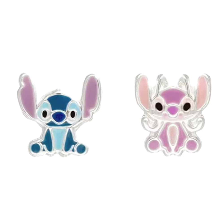 es00088sl.cs Stitch Silver Earrings