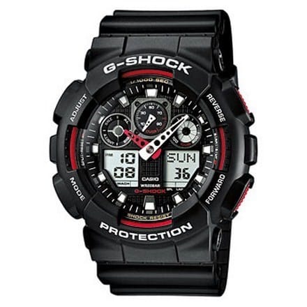 GA-100-1A4ER G-SHOCK DIGI ANA NERO/ROSSO