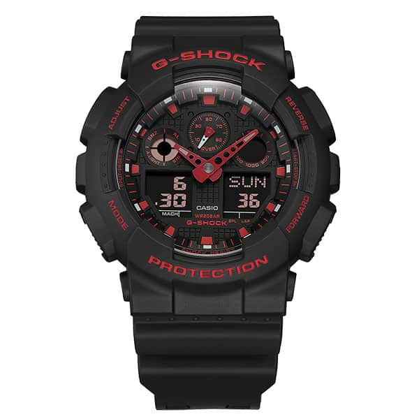 ga-100bnr-1aer G-shock Black Red