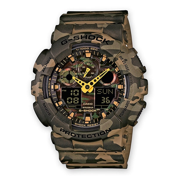 GA-100CM-5AER G-SHOCK CAMOUFLAGE VERDE