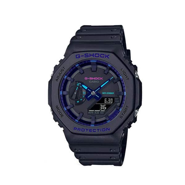 GA-2100VB-1AER g-shock purple details