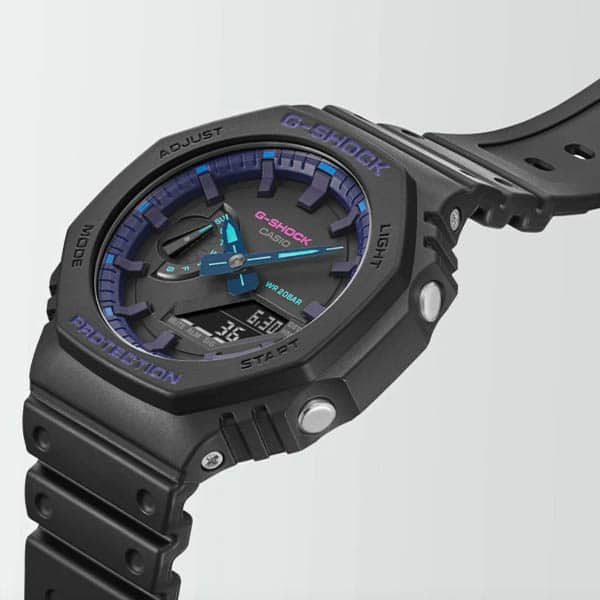 GA-2100VB-1AER g-shock purple details