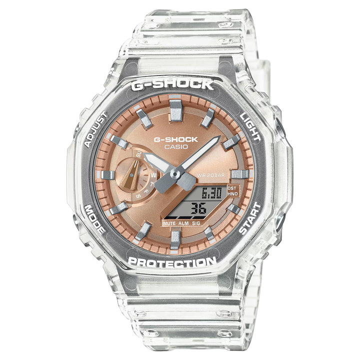 ga-2100bm-7a5er g-shock classic cinturino traspare