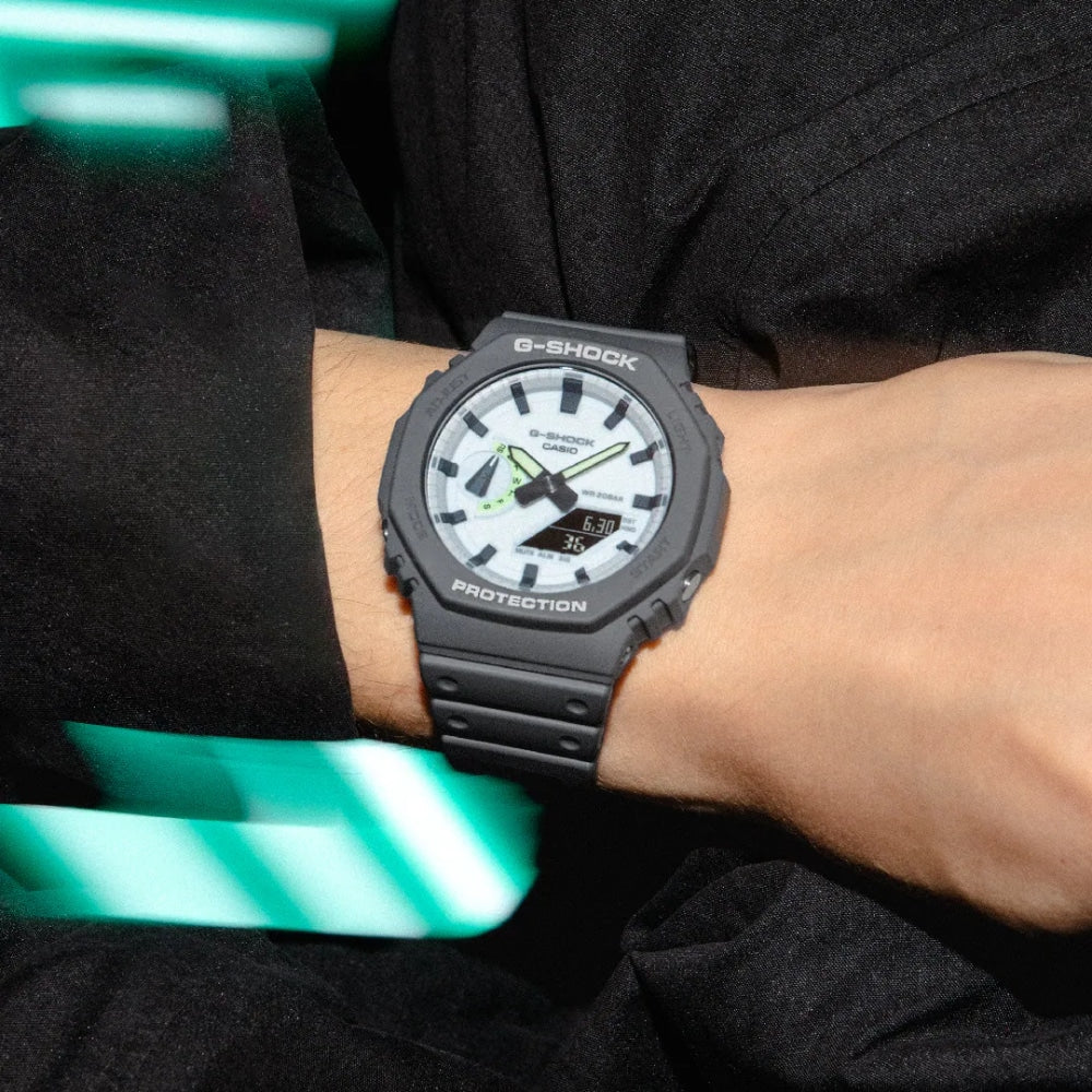 GA-2100HD-8AER G-Shock Men's White Dial