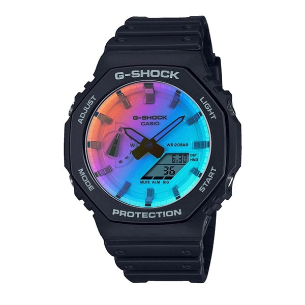 ga-2100sr-1aer G-shock quadrante multicolor