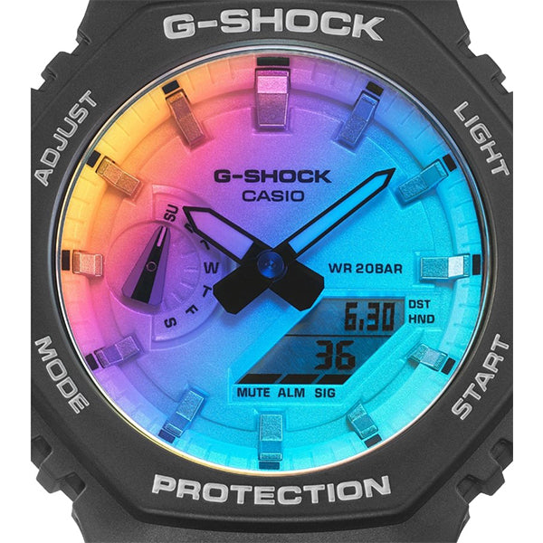 ga-2100sr-1aer G-shock multicolor dial