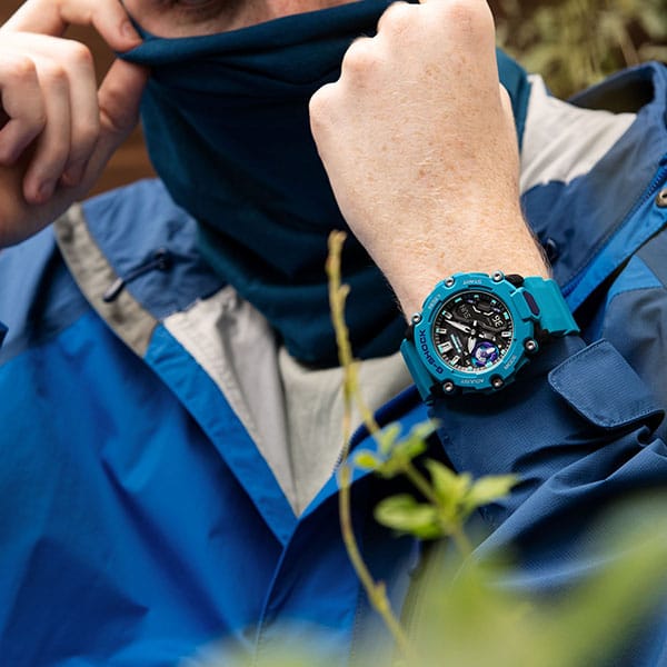 GA-2200-2AER G-SHOCK AZZURRO