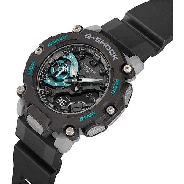 GA-2200M-1AER G-SHOCK BLACK LIGHT BLUE