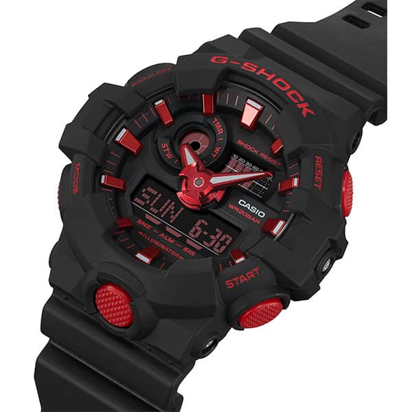 ga-700bnr-1aer G-shock Black Red